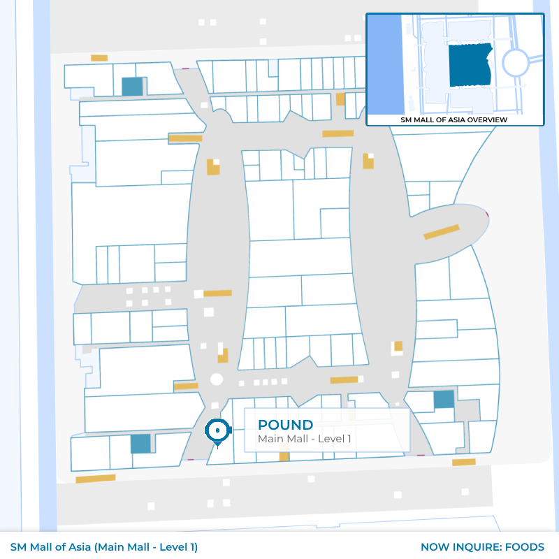 Pound - SM MOA - Main Mall - Level 1